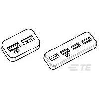 TE Connectivity-963208-1 Accessori per connettori Connector Accessories Interfacial Seal Straight Silicone Natural Bag