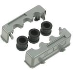 Panel Feed Through Housing 180° 16B Shell Size Polycarbonate Double Lock Han®