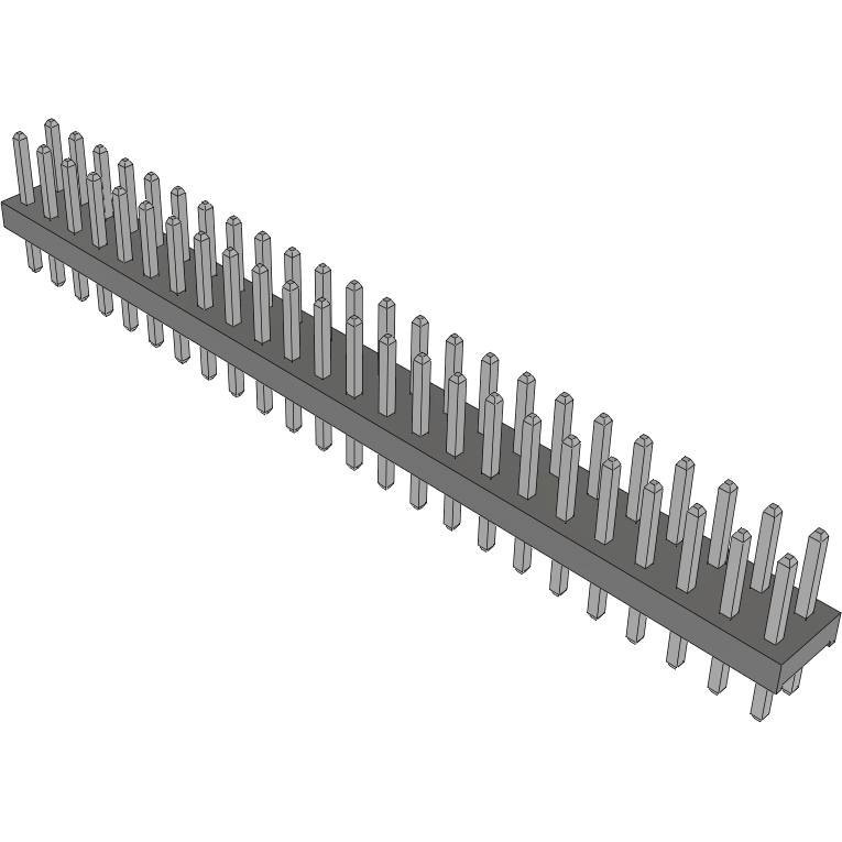Samtec-TMM-124-03-T-D 连接器插头及 PCB 插座 Conn Unshrouded Header HDR 48 POS 2mm Solder ST Top Entry Thru-Hole Bulk