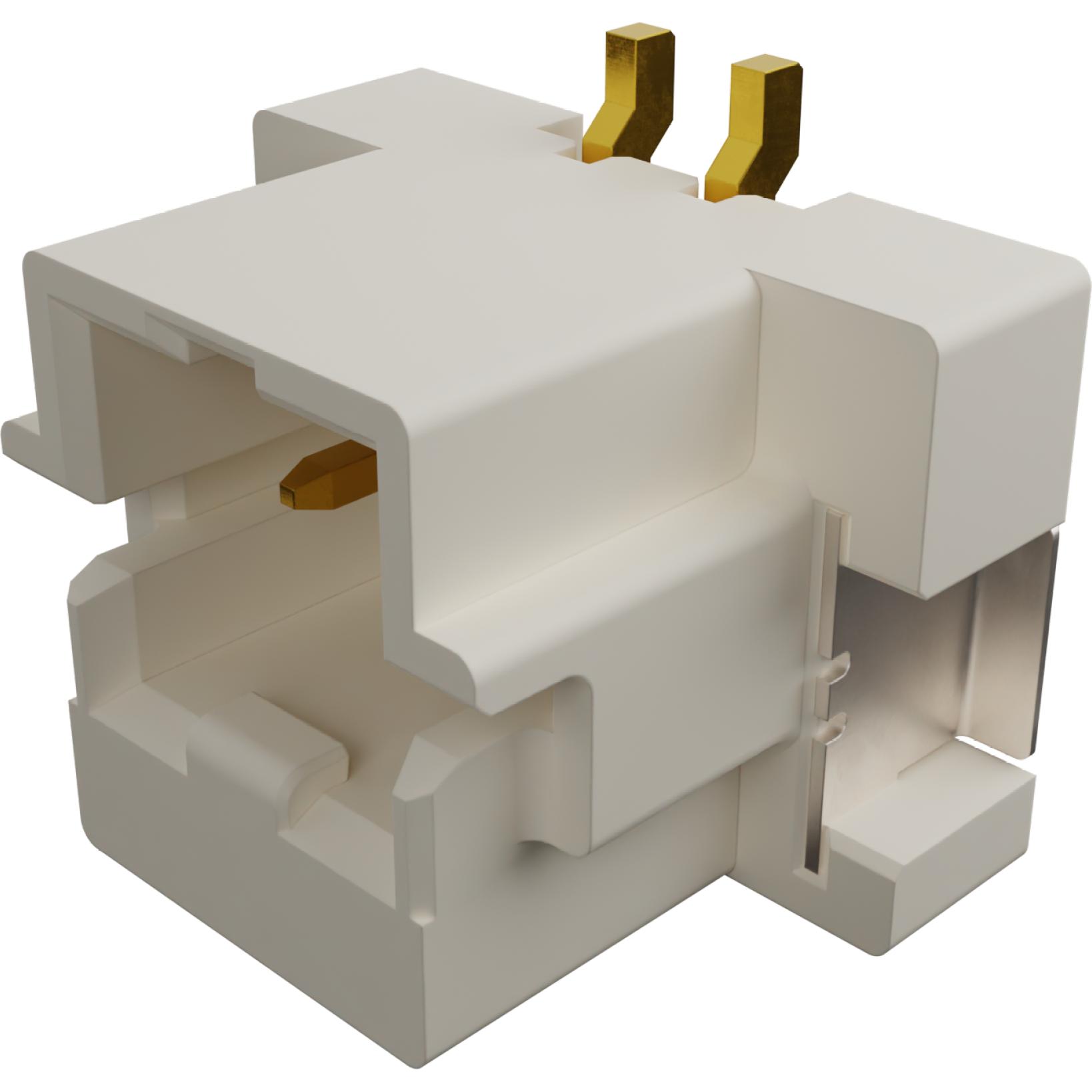 Molex-5600200230 Connector Headers and PCB Receptacles Conn Shrouded Header (4 Sides) HDR 2 POS 2mm Solder ST Top Entry SMD DuraClik Automotive T/R