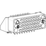 SOURIAU-MS034MP1G58XE1D Steckverbinder, rechteckig Conn Rectangular M 34 POS 1.905mm Solder RA Thru-Hole