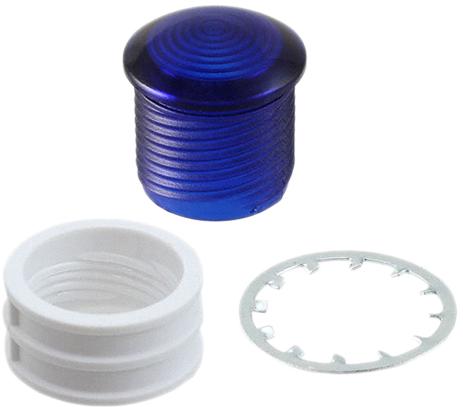 VCC (Visual Communications Company, LLC)-HMC_461_BTP Optical Lenses 10MM THREADED LENS FOR PCB MOUNTED LEDS
