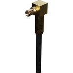 Conn SSMCX 0Hz to 6GHz 50Ohm Solder RA Cable Mount PL Gold Bag