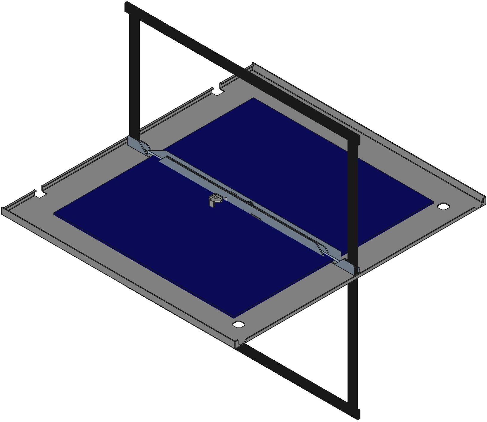 Hammond Manufacturing-2CLBW48 null Base Window Door Easy Fi Eld Installation