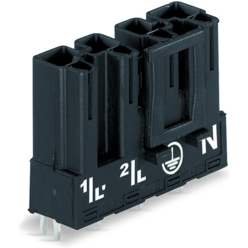 WAGO-770-814 Piastre connettori e prese PCB Conn HDR, Plug for PCBs, Straight, 4-Pole, Cod. A