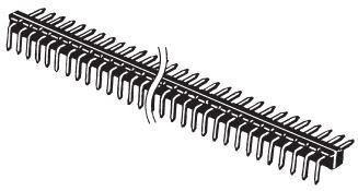 Omron-XG8A-5034 Steckverbinderleisten und Leiterplattenbuchsen Conn Unshrouded Header HDR 50 POS 2.54mm Solder RA Side Entry Thru-Hole