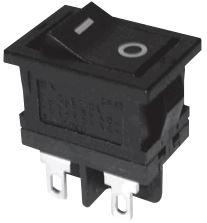 NIDEC Copal Electronics-SLE210K-7 Wippschalter Switch Rocker ON OFF DPST Solder Curved Rocker 10A 250VAC 5VDC Bag