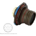 Conn Circular SKT 18 POS Solder ST Jam Nut 18 Terminal 1 Port