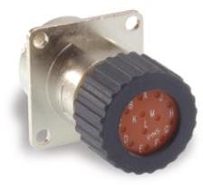 ITT Corporation-TNM0U16-0019P1L Steckverbinder, rund Conn Circular PIN 19 POS Crimp ST Flange Mount 19 Terminal 1 Port Single