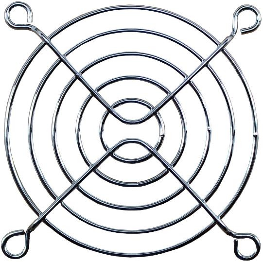 ORION FANS-G70-4 Wärmemanagement-Zubehör Thrml Mgmt Access Fan Guard 70mm Bright Steel