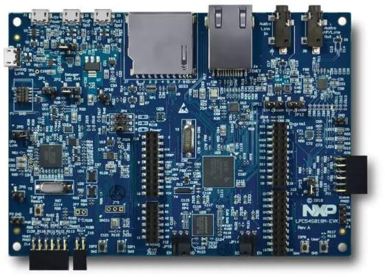 NXP Semiconductors-LPC54S018M-EVK Cartes et kits de développement de systèmes intégrés LPC540XXJXM/LPC54S0XXJXM Microcontroller Evaluation Kit 16MB RAM 16MB SPI Flash Mac OS/Linux/Win 10