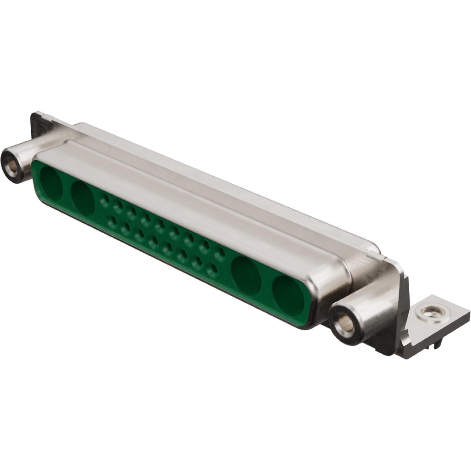 Molex-1731071967 Steckverbinder, D-Sub Conn D-Sub F 17 POS 1.4mm Solder RA Thru-Hole 21 Terminal 1 Port FCT Products Carton