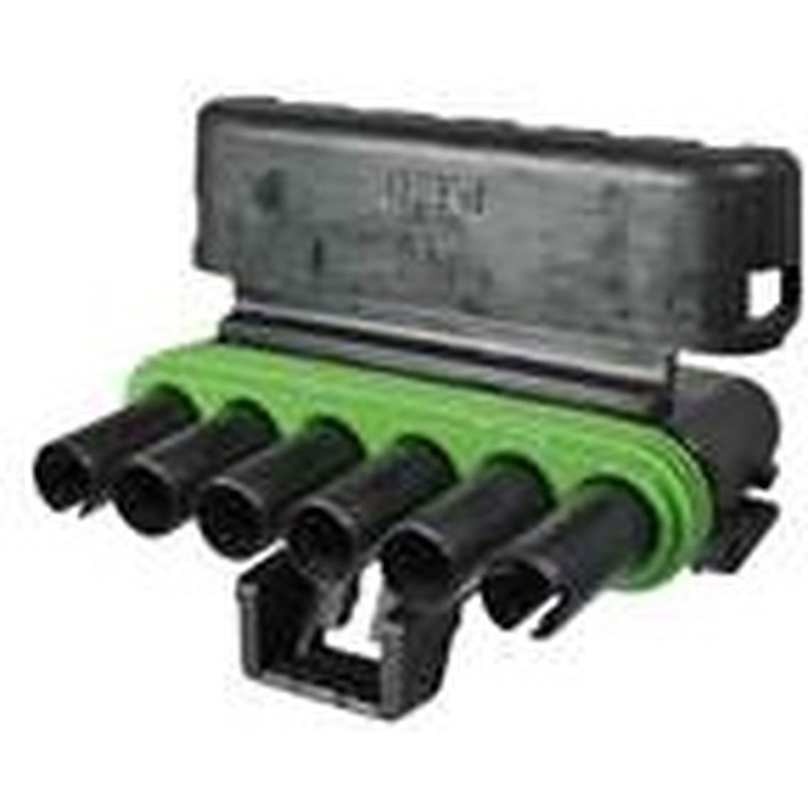 Delphi-12020926 分立接线罩连接器 Conn Housing F 6 POS Crimp ST Cable Mount Black