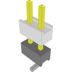 Conn Board Stacker HDR 2 POS 2.54mm Solder ST Top Entry SMD Layer