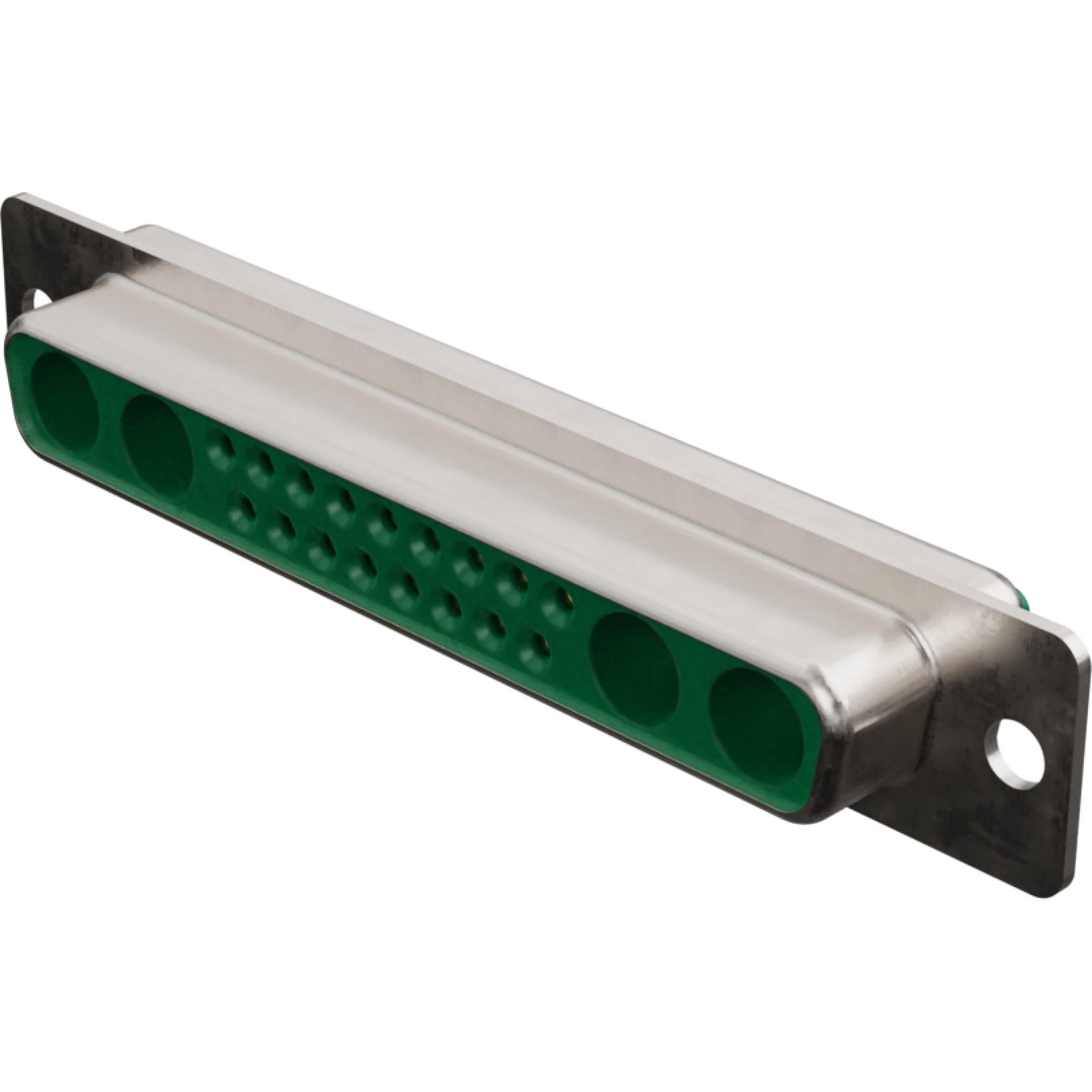 Molex-1731070068 D-超小型连接器 Conn D-Sub SKT 4Power/17Signal POS Solder Cup ST Panel Mount 21 Terminal 1 Port Carton