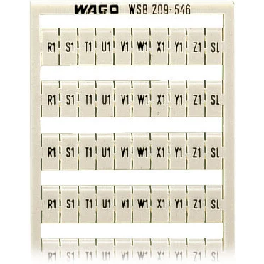 WAGO-209-546 Steckverbinderzubehör WSB Marking Card