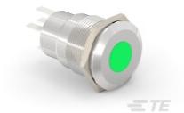 TE Connectivity-3-2213765-5 Switch Push Button Switch Push Button OFF ON SPDT Flush Round Button 3A 250VAC 36VDC Lock Panel Mount Solder Lug