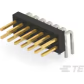 TE Connectivity-5-103326-7 连接器插头及 PCB 插座 Conn Unshrouded Header HDR 14 POS 2.54mm Solder RA Side Entry Thru-Hole Carton