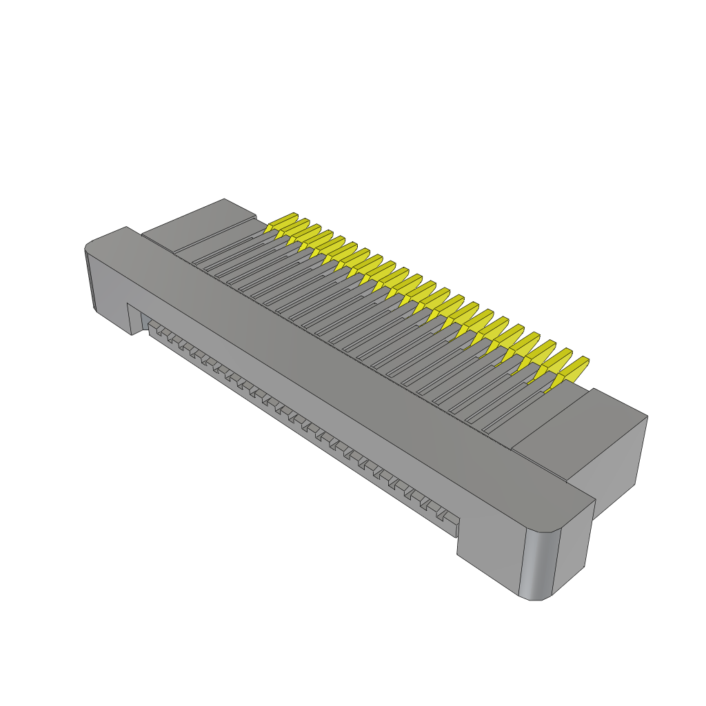 Samtec-ZF5S-22-02-T-WT Conector FFC-FPC Conn FFC Connector SKT 22 POS 0.5mm Solder RA SMD Tube