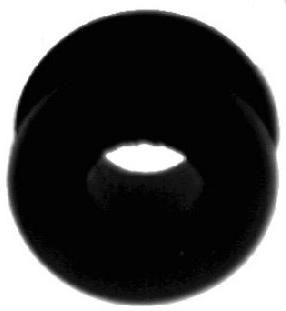 Abbatron-2185 Accesorios del cable Grommet round 1/8 Id X 3/16 Grv Od Rubber Blk Type 1