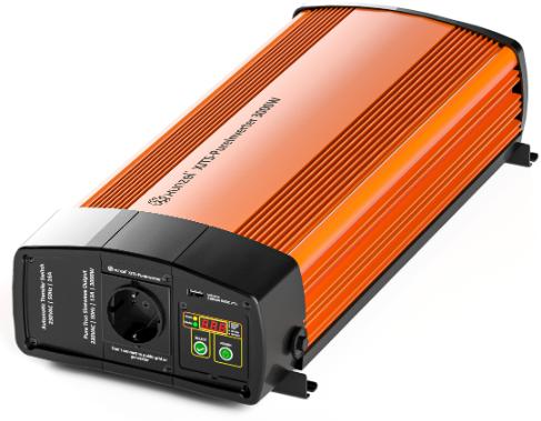 XUNZEL-XJTS30001202U Inverter da CC a CA DC to AC Inverter 12.5VDC-IN 230VAC 3000W Pure Sine Wave