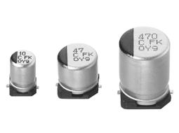 Panasonic-EEE-FK1A681AP Kondensator, Aluminium Cap Aluminum Lytic 680uF 10V 20% (8 X 10.2mm) SMD 0.6A 2000h 105°C Automotive T/R