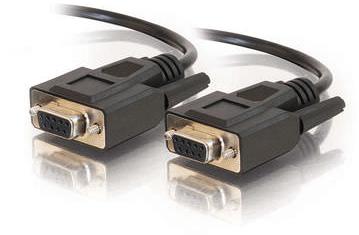 Legrand-25214 Andere Kabelbaugruppen 1ft DB9 F/F Serial RS232 Cable - Black