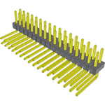 Conn Unshrouded Header HDR 34 POS 2.54mm Solder RA Side Entry Thru-Hole Bulk