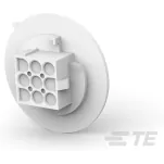 TE Connectivity-794761-1 Custodia filo connettore dedicato Conn Housing RCP 9 POS 6.35mm Crimp ST Panel Mount Natural Package