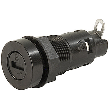 SCHURTER-0031.1907 Accesorios del fusible Fuse Holder 10A 250VAC/250VDC Panel Mount Solder Lug Box