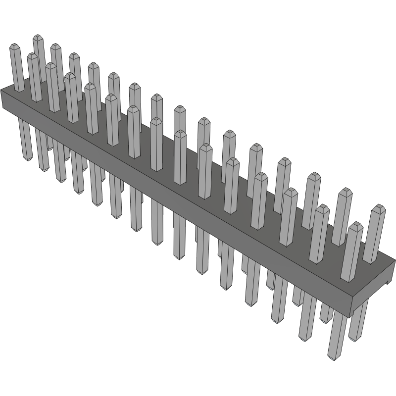 Samtec-MTMM-115-05-T-D-140 Connector Headers and PCB Receptacles Conn Unshrouded Header HDR 30 POS 2mm Solder ST Top Entry Thru-Hole Bulk