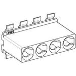 KYOCERA AVX Components Corporation-9296004503906 Steckverbinderleisten und Leiterplattenbuchsen Conn Wire to Board F 4 POS 4mm Solder ST SMD T/R