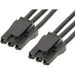 Molex-2160101033 Cable Assembly AC Power Cable Assembly AC Power 0.6m Wire to Board to Wire to Board 3 to 3 POS F-F Crimp 10AWG