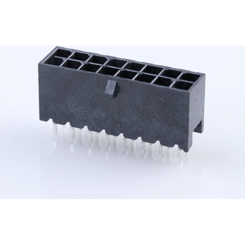 Molex-2068321602 Connector Headers and PCB Receptacles Conn Wire to Board HDR 16 POS 3mm Solder ST Thru-Hole Tray