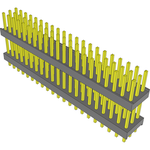 Conn Board Stacker HDR 63 POS 2.54mm Solder ST Thru-Hole Bulk