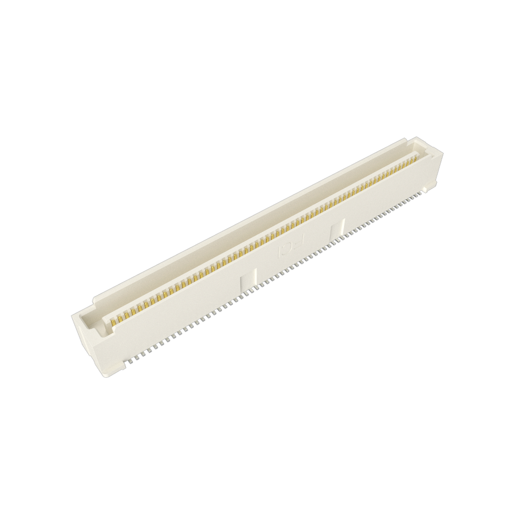 Amphenol Communications Solutions-61083-123402LF Steckverbinderleisten und Leiterplattenbuchsen BergStak® 0.80mm Pitch, Mezzanine Connector, Vertical Header, Double Row, 120 Positions