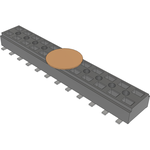 Conn Socket Strip SKT 24 POS 2mm Solder ST Bottom Entry SMD TIGER CLAW™ Tube