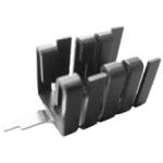 Heat Sink Passive TO-220/TO-262 Vertical Thru-Hole Aluminum 10.2°C/W Black Anodized