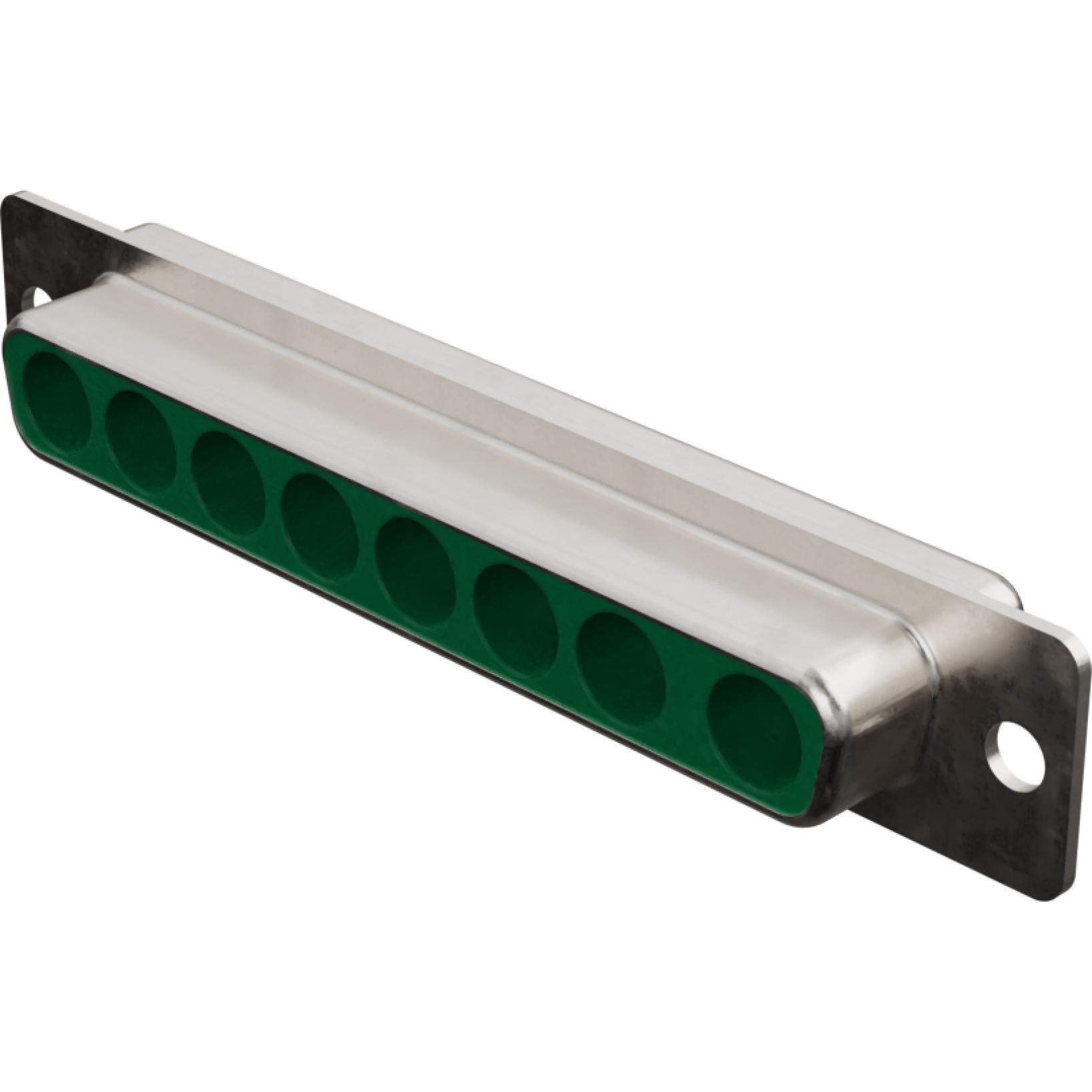 Molex-1727040038 Connector D-Subminiature Conn D-Sub F 8Power POS Crimp ST Panel Mount 1 Port Carton