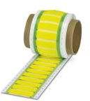 PHOENIX CONTACT-0800411 Wärmeschrumpfende Produkte Shrink sleeve, Roll, yellow, can be labeled with: THERMOMARK ROLL MASTER 300/600, THERMOMARKX1.2, THERMOMARK ROLL X1, THERMOMARK ROLL 2.0, THERMOMARK ROLL: without print, perforated,mounting type: slide on