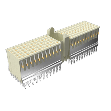 Amphenol Communications Solutions-HM2S10PE5101N9LF Steckverbinder, Mutterplatine Millipacs®, Back Plane Connectors, 2mm Hard Metric Backplane Interconnection System, Type A Shield vertical
