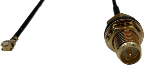 ADAM TECH-CA-DKCA0-152L1-ALI0-O 同轴电缆组件 Cable Assembly 1.37mm Cable 0.152m IPEX to SMA M-PL Bag