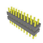 Conn Board Stacker HDR 20 POS 2.54mm Solder ST Top Entry Thru-Hole Bulk