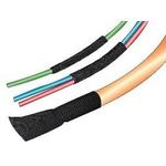 Alpha Wire-FITFAB-7 BK005 Wärmeschrumpfende Produkte Heat Shrink Tubing ST Polyethylene/Polyester Fabric Black FIT®