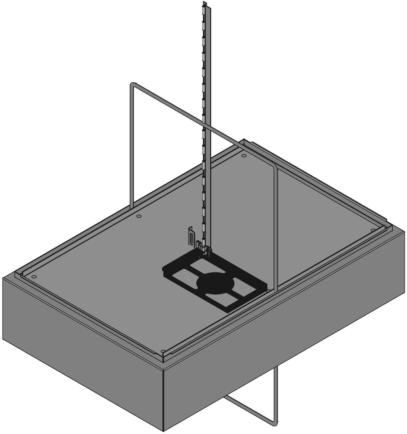 Hammond Manufacturing-1418N4SSL8 Cajas, compartimentos y anaqueles Natural Stainless Steel 304 Wall Mount Enclosure