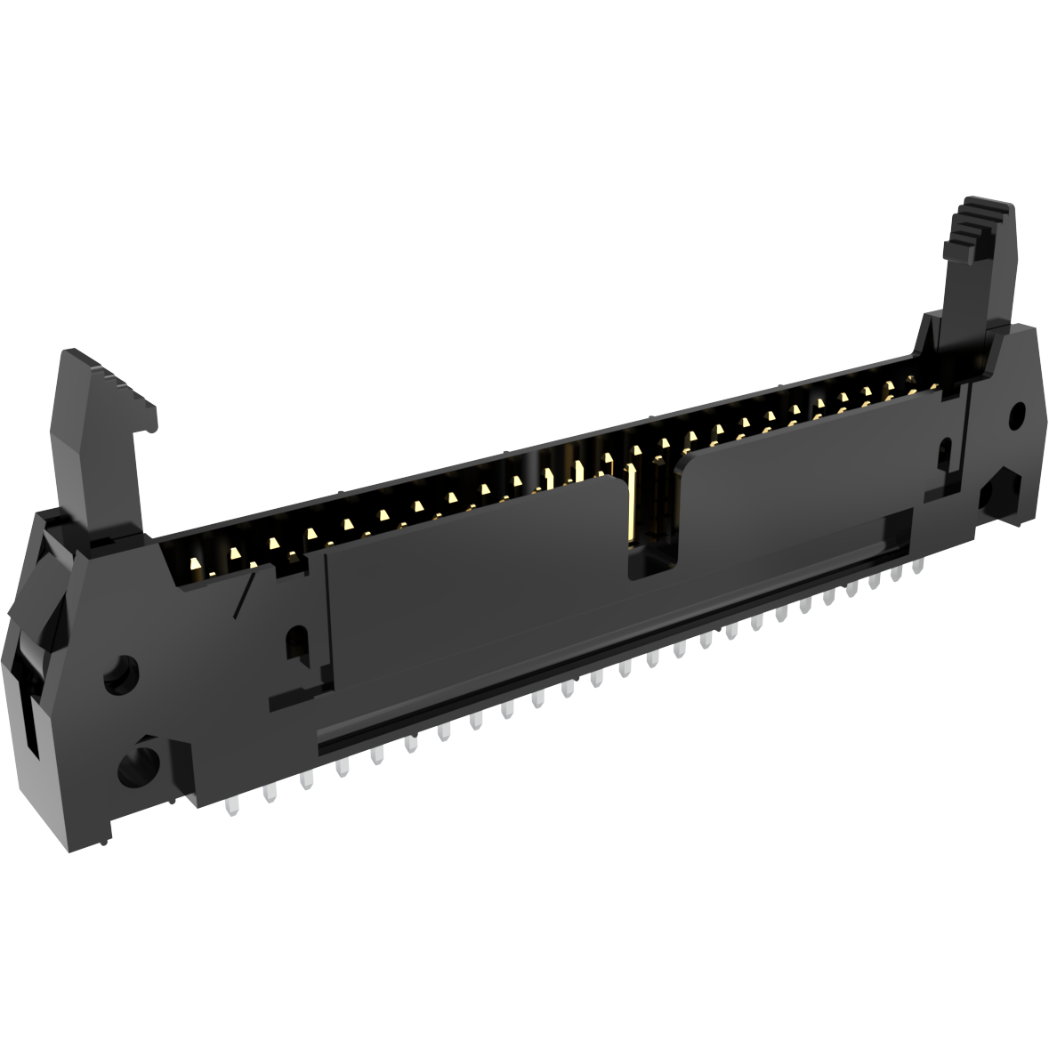 Amphenol Communications Solutions-71918-150BLF Steckverbinderleisten und Leiterplattenbuchsen Conn Ejector Header HDR 50 POS 2.54mm Solder ST Thru-Hole Tube
