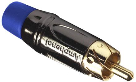 Amphenol-ACPL-CBL Conector de audio y video Conn RCA PL 2 POS Solder ST Cable Mount 2 Terminal 1 Port