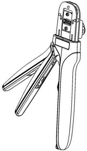 Samtec-CAT-HT-169-1620-13 Crimpers Straight Action Hand Crimping Tool