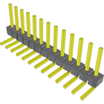 Conn Unshrouded Header HDR 13 POS 2.54mm Solder RA Side Entry Thru-Hole Bulk