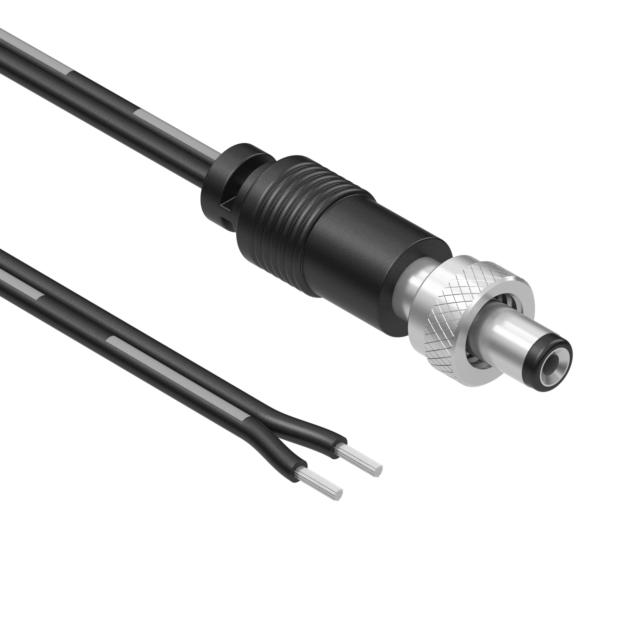 Tensility International-10-00113 Cable Assembly DC Power Cable Assembly 2m DC Power Plug 2POS PL 18AWG